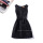 Sleeveless Vintage Dress Little Black Dress For Lady